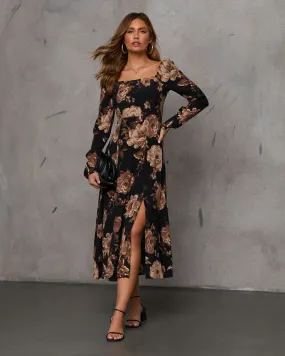 Back To You Floral Midi Dress