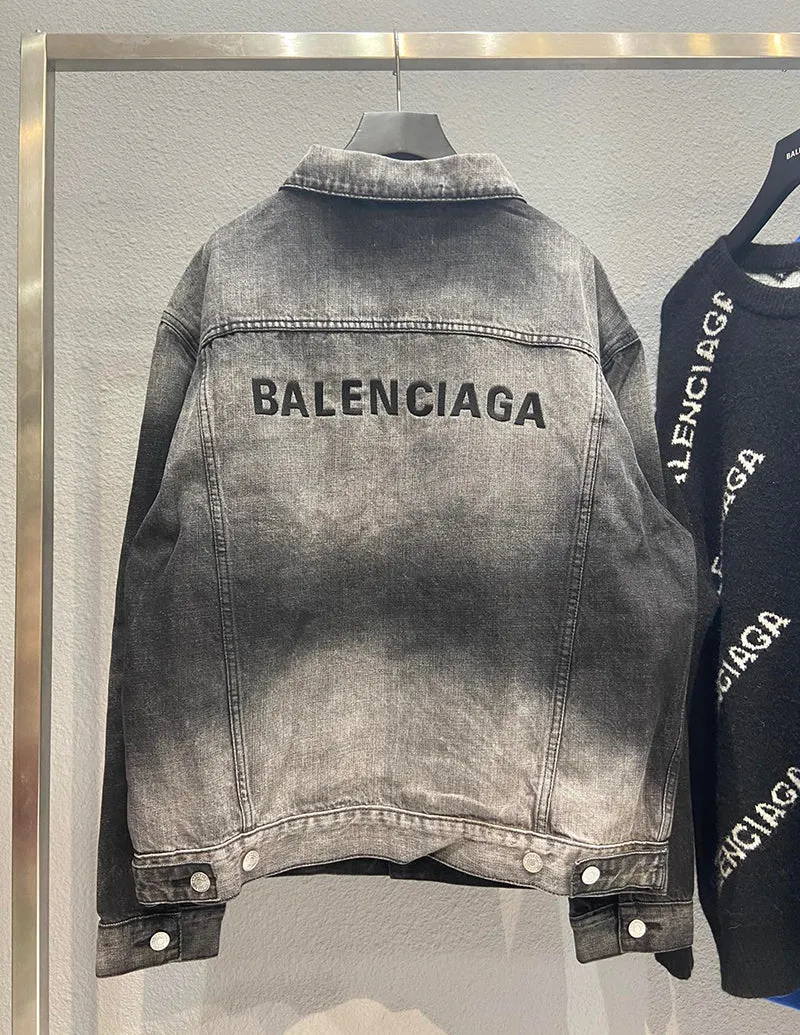 Balenciaga Faded Denim jacket