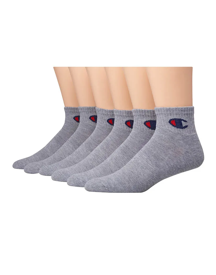 Champion Womens Ankle Socks C Logo, 6-Pack CH682