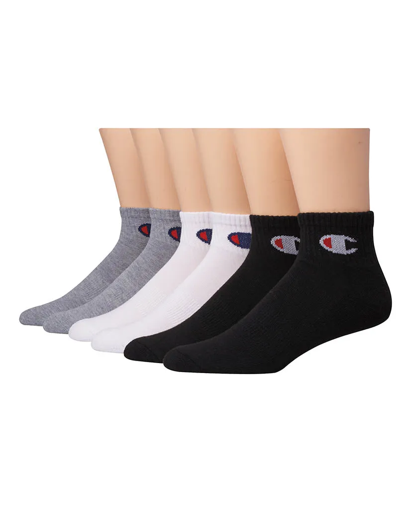 Champion Womens Ankle Socks C Logo, 6-Pack CH682