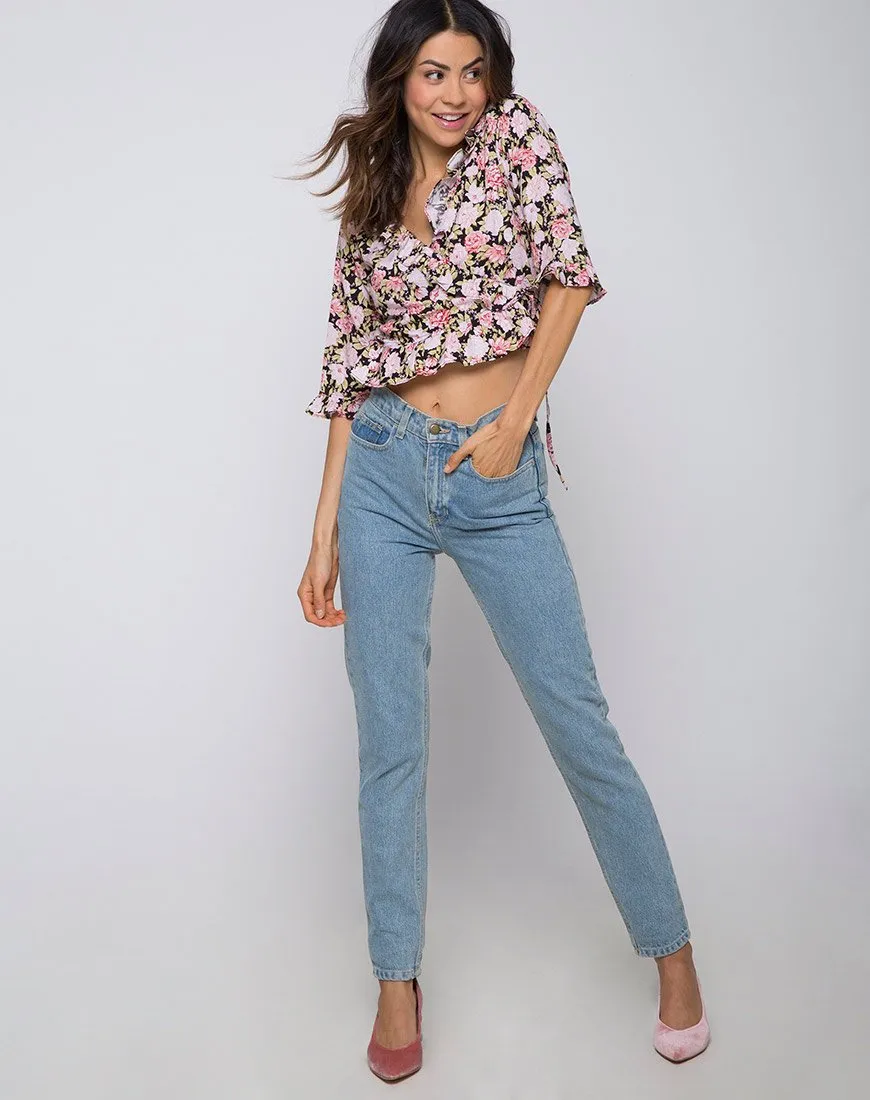 Giam Top in Bloom Floral