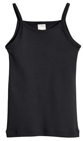 Girls Soft Cotton Camisole | Black