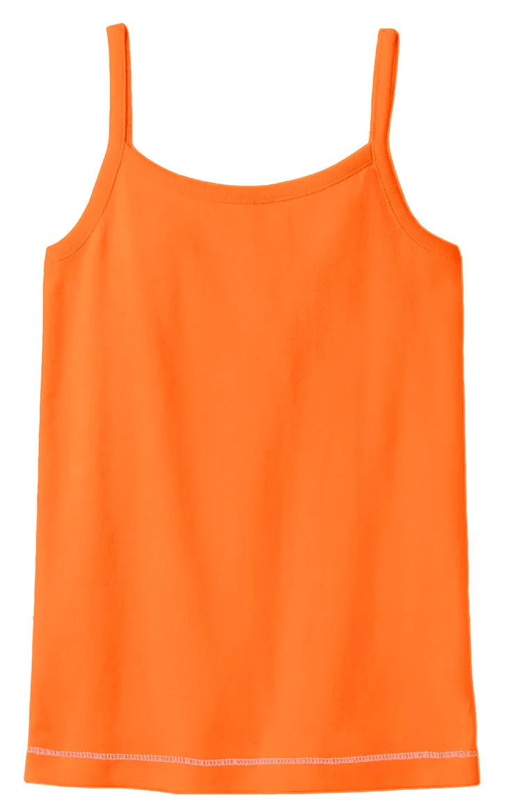 Girls Soft Cotton Camisole | Orange