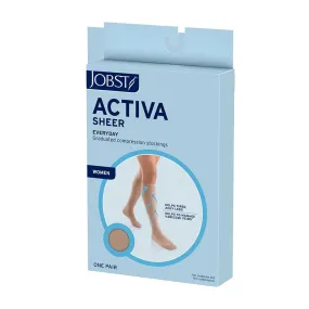 Jobst ACTIVA Sheer Compression Pantyhose - 15-20mmHg