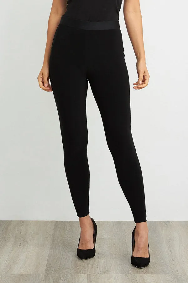 Joseph Ribkoff Essential Black Skinny Legging With Satin Waistband