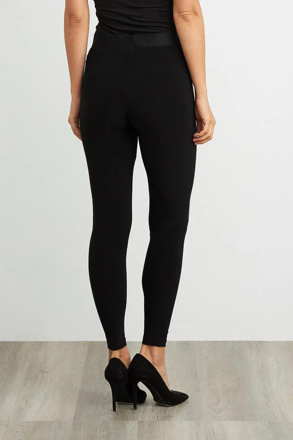 Joseph Ribkoff Essential Black Skinny Legging With Satin Waistband