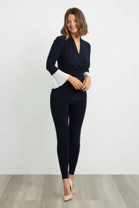 Joseph Ribkoff Essential Midnight Blue Skinny Legging With Satin Waistband