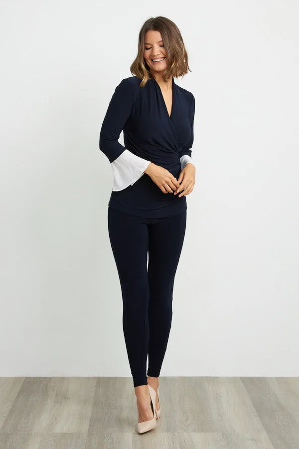 Joseph Ribkoff Essential Midnight Blue Skinny Legging With Satin Waistband