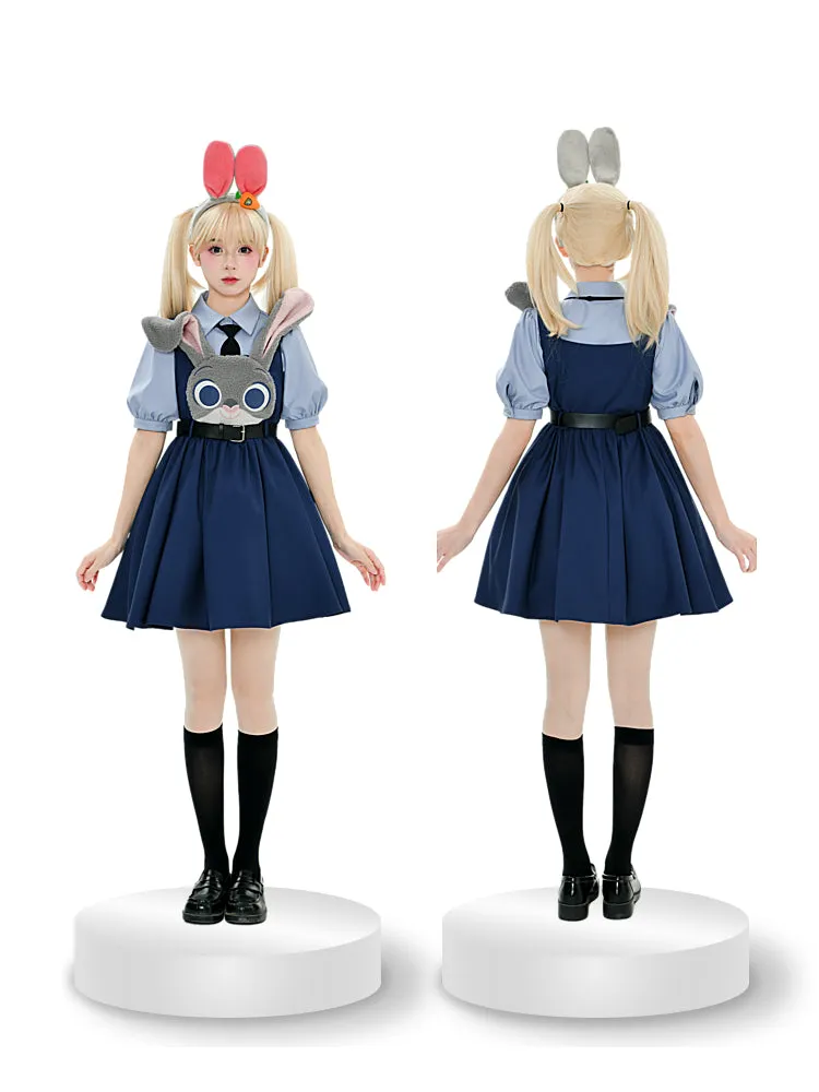 Judy Zootopia Princess Petite College Suspender Skirt