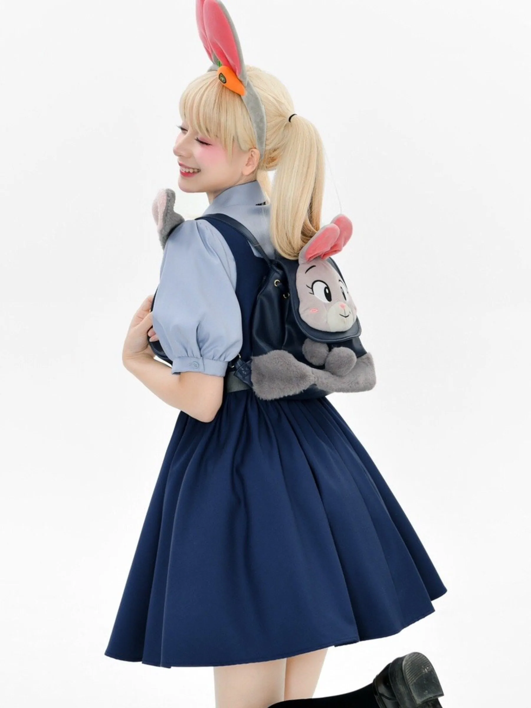 Judy Zootopia Princess Petite College Suspender Skirt