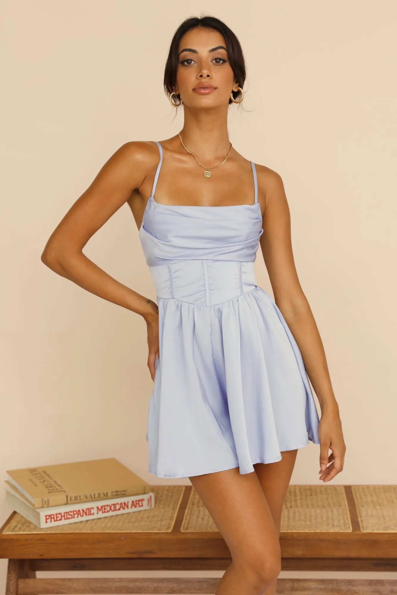 Louder Than Life Romper Blue