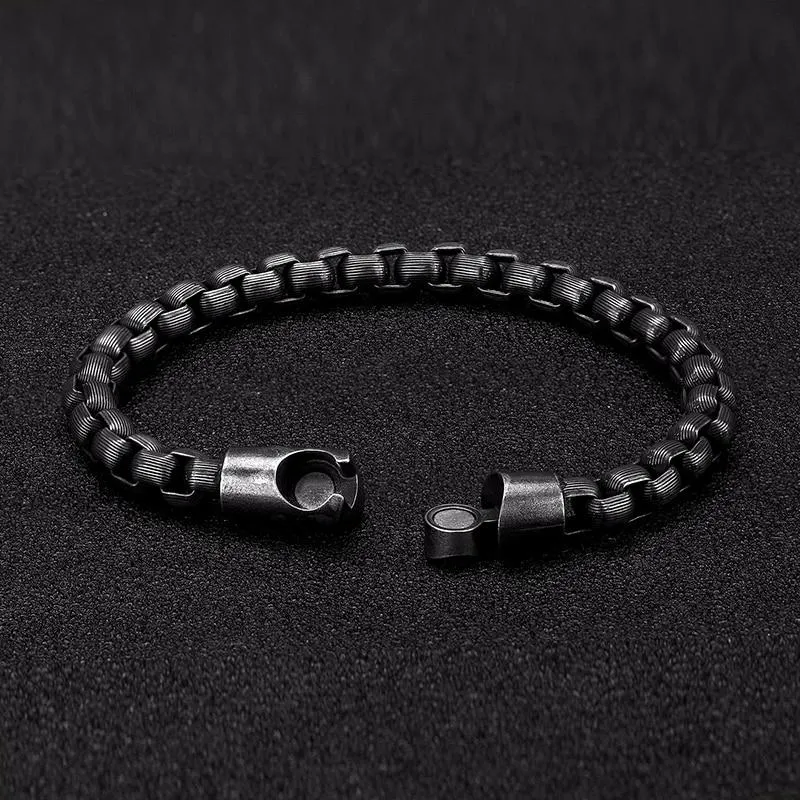 Magnus Stainless Steel Chain Bracelet