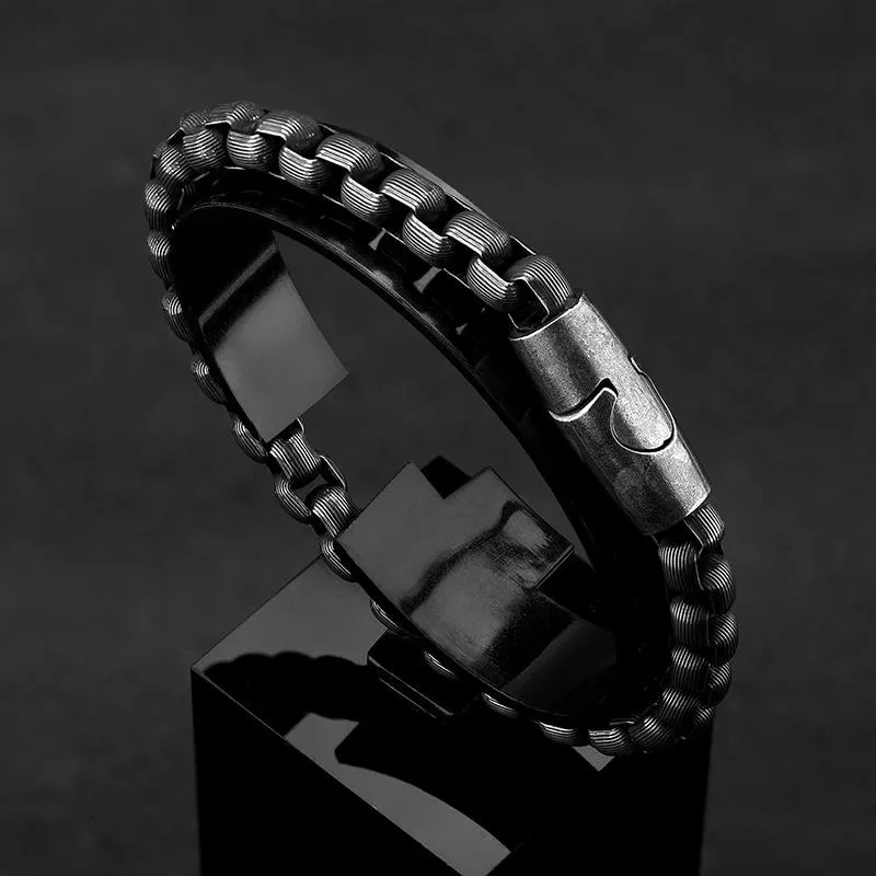 Magnus Stainless Steel Chain Bracelet