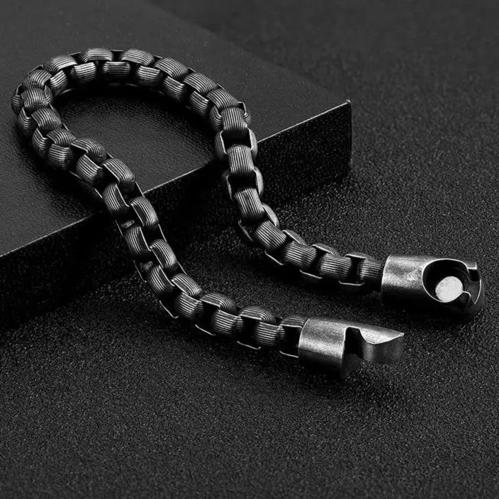 Magnus Stainless Steel Chain Bracelet