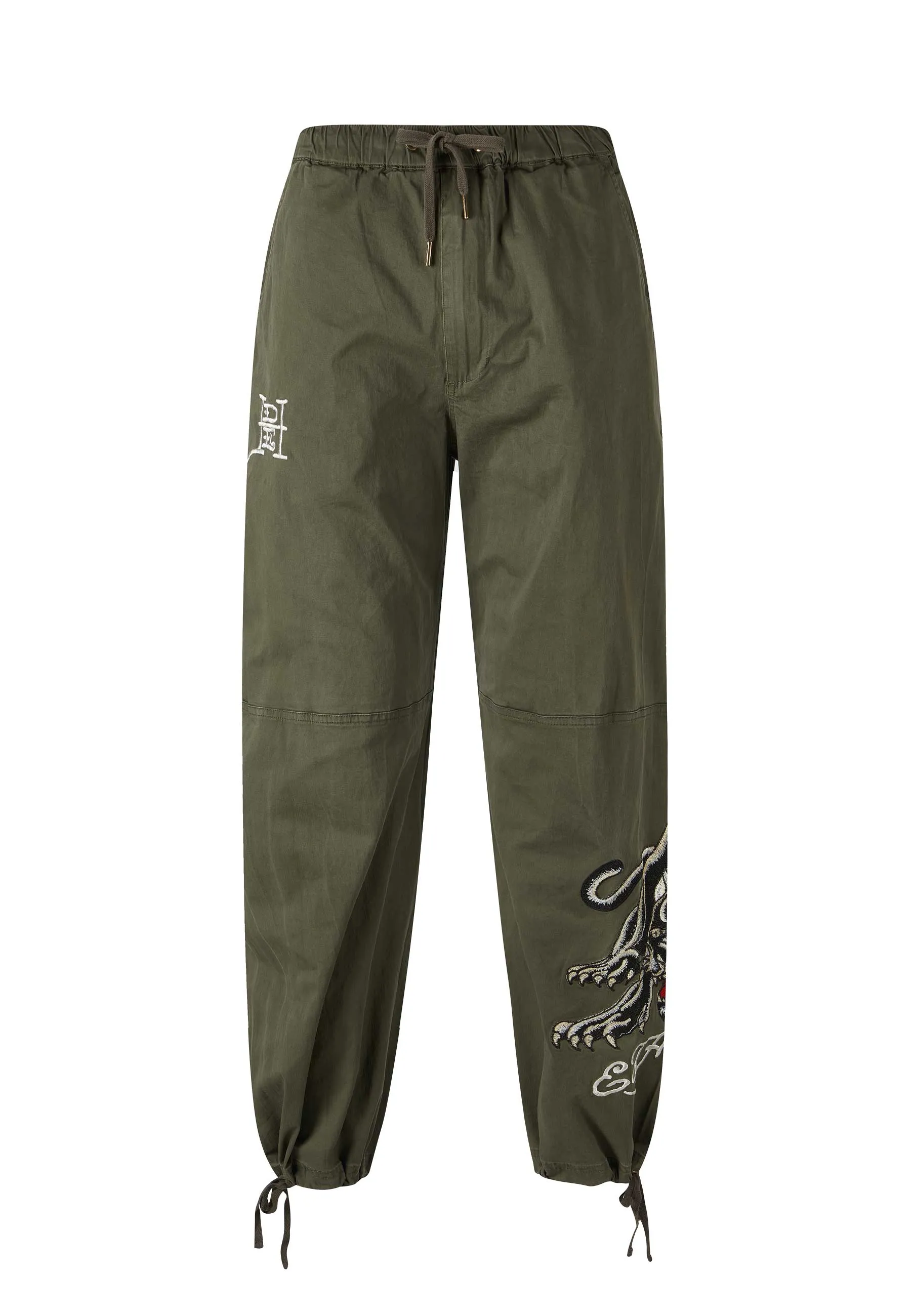 Mens Panther Woven Tech Trouser - Green