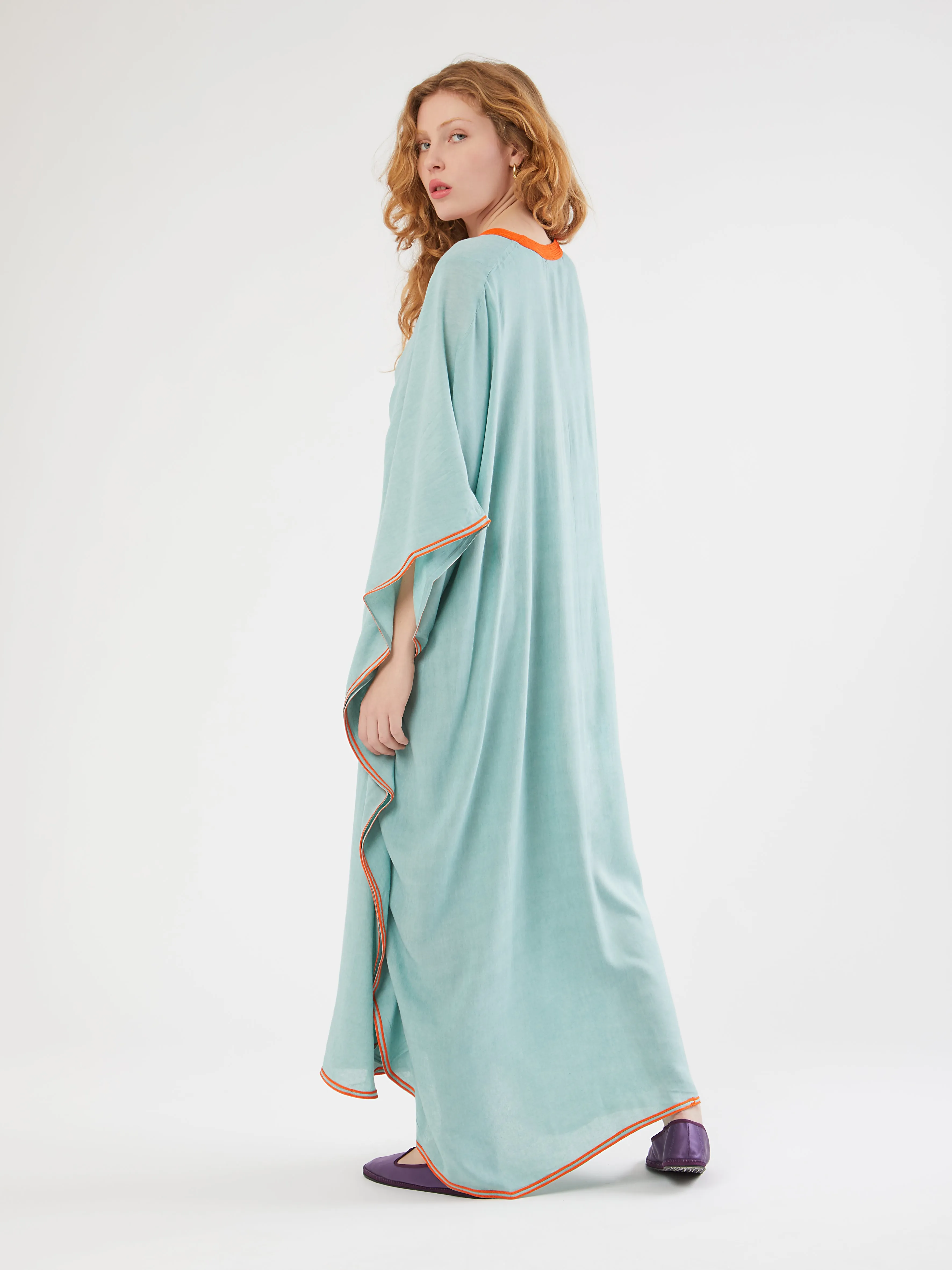 Moroccan Hoda cotton kaftan