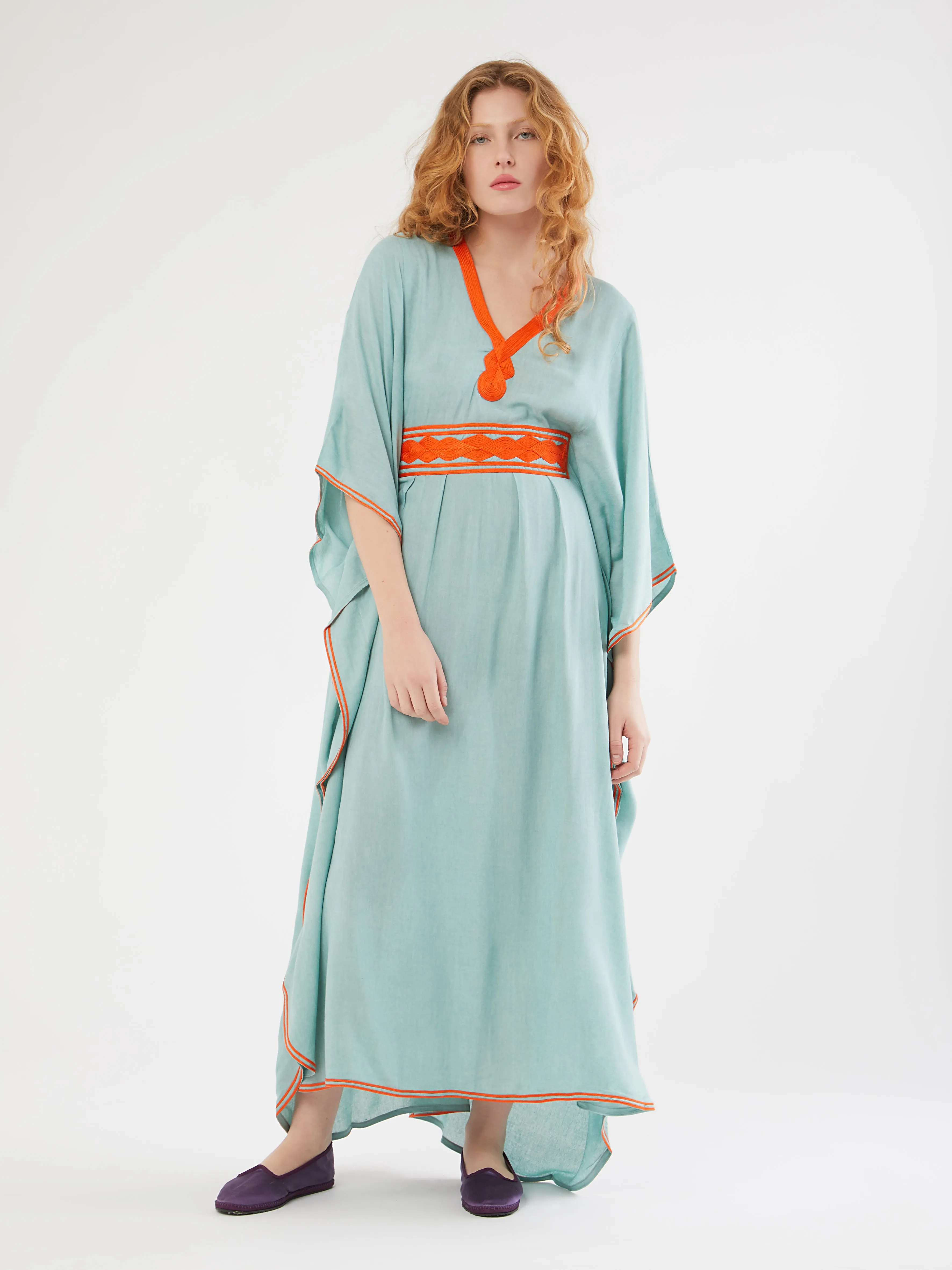 Moroccan Hoda cotton kaftan