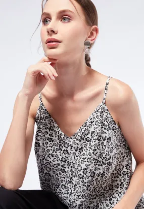 Printed V-Neck Camisole