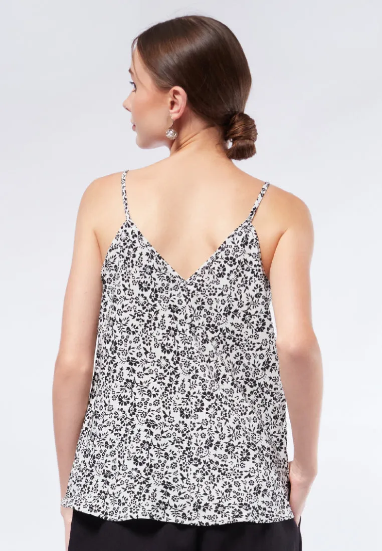 Printed V-Neck Camisole