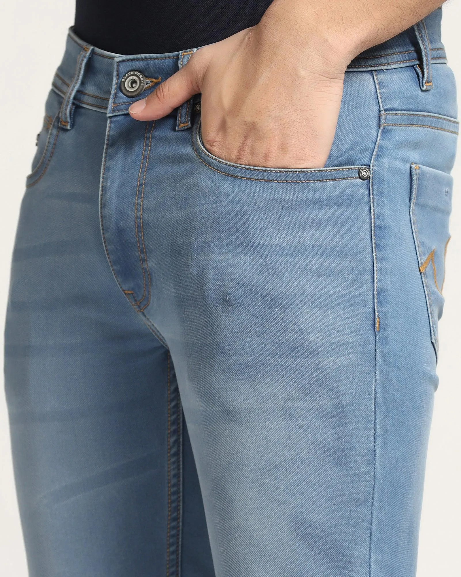 Skinny Cropped Fiji Fit Indigo Blue Jeans - Myles