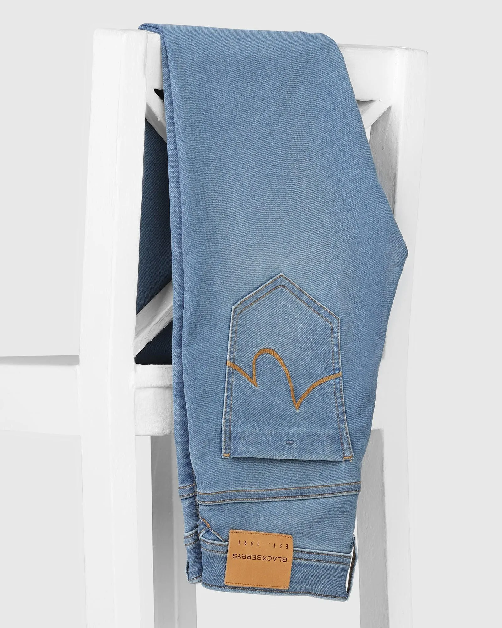 Skinny Cropped Fiji Fit Indigo Blue Jeans - Myles