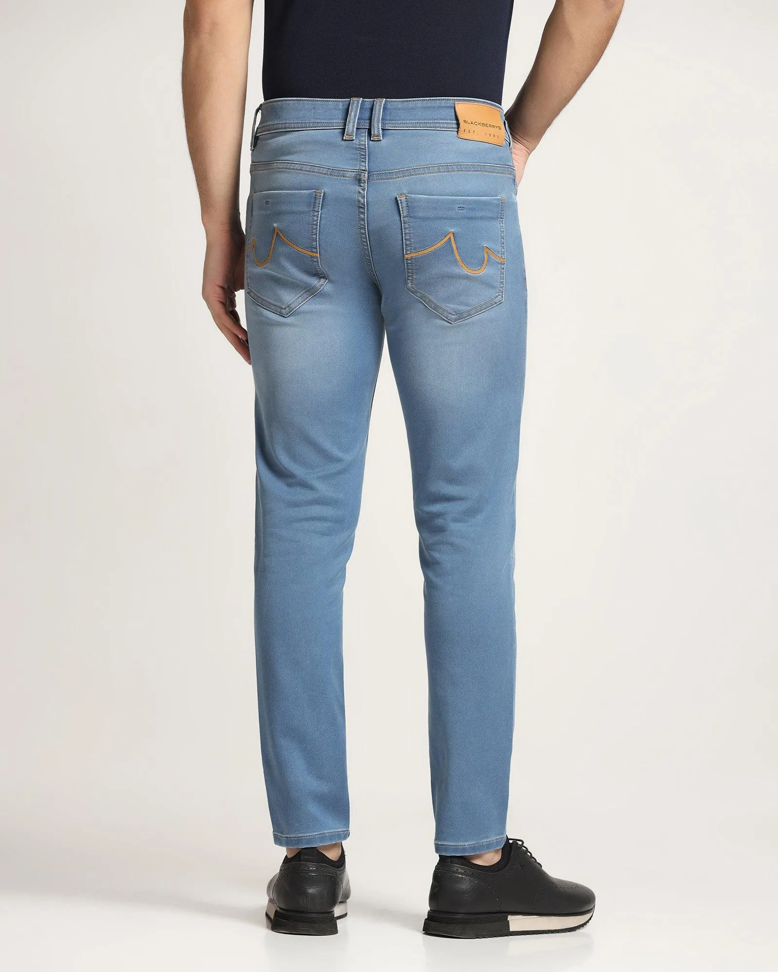 Skinny Cropped Fiji Fit Indigo Blue Jeans - Myles