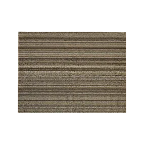 SKINNY STRIPE SHAG UTILITY MAT, MUSHROOM