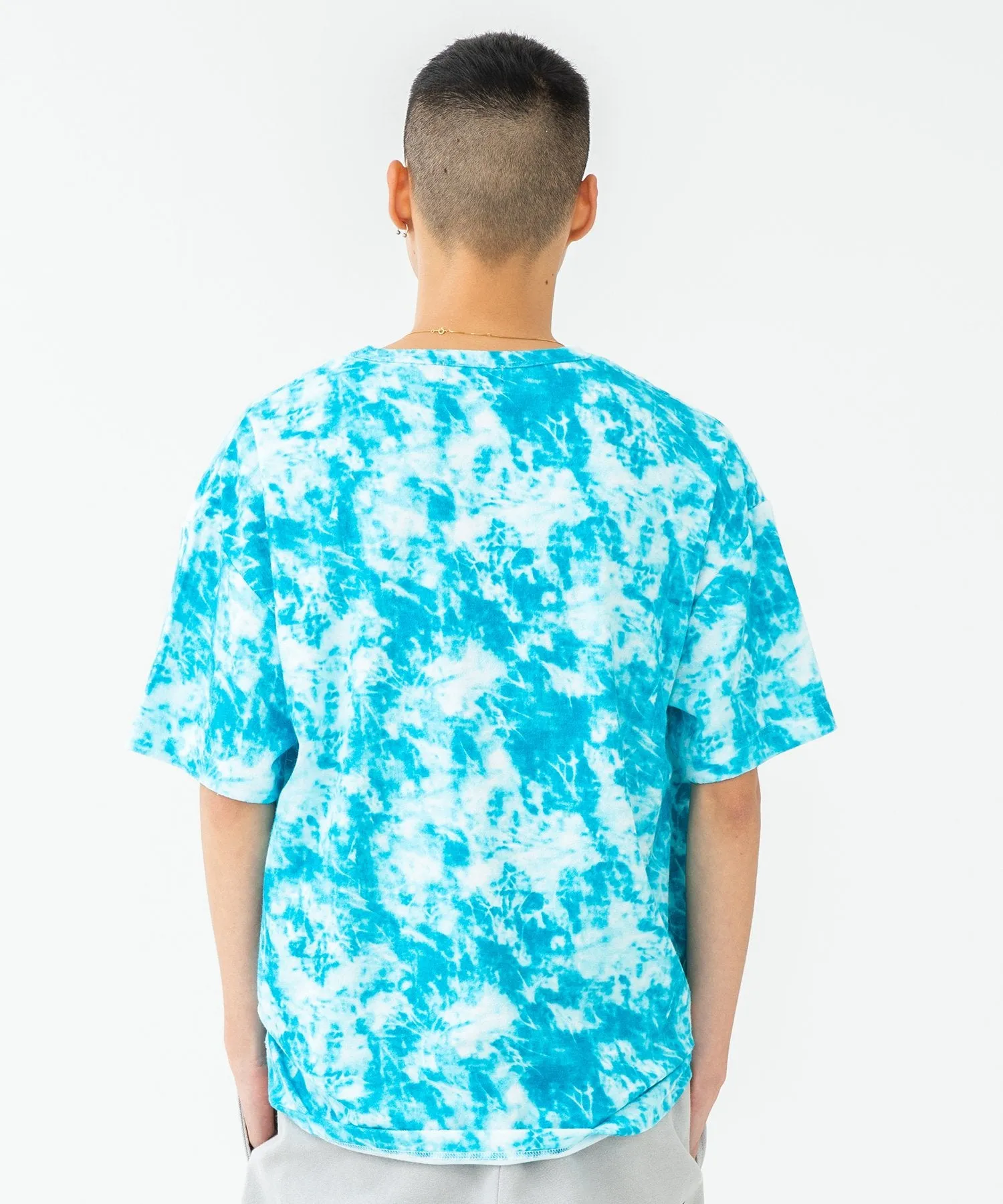 S/S PILE TIE-DYE TEE