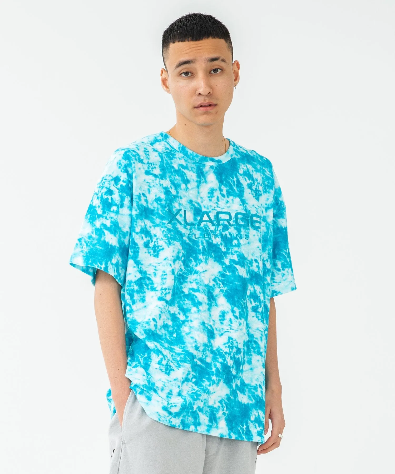 S/S PILE TIE-DYE TEE