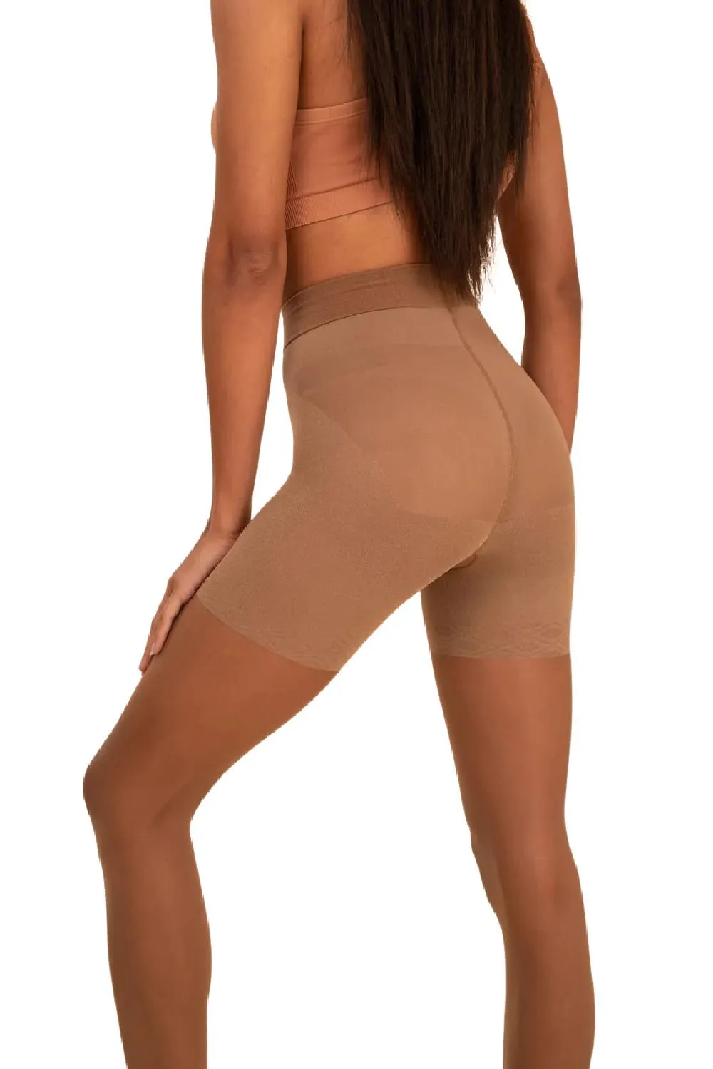 Threads Sheer Contour Tights, Caramel (SHRCARAMEL)