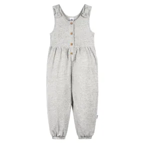 Toddler Girls Light Grey Heather Hacci Romper