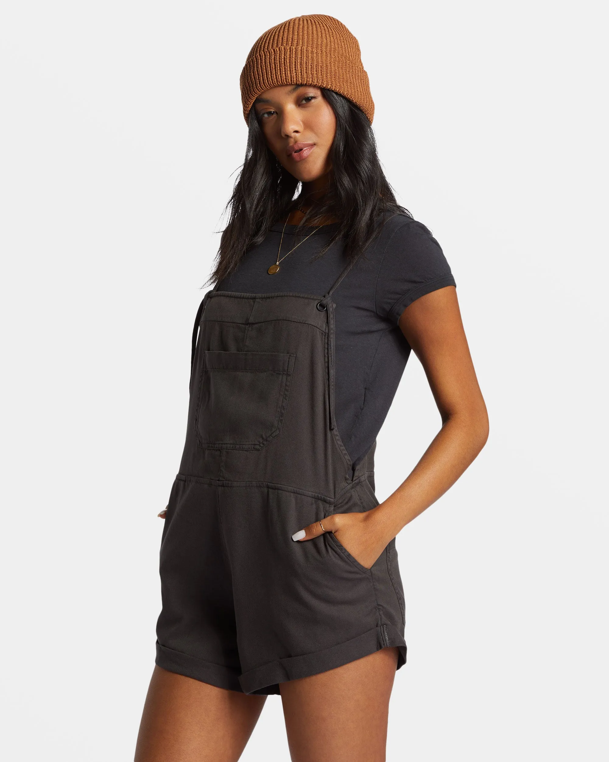 Wild Pursuit Romper - Off Black