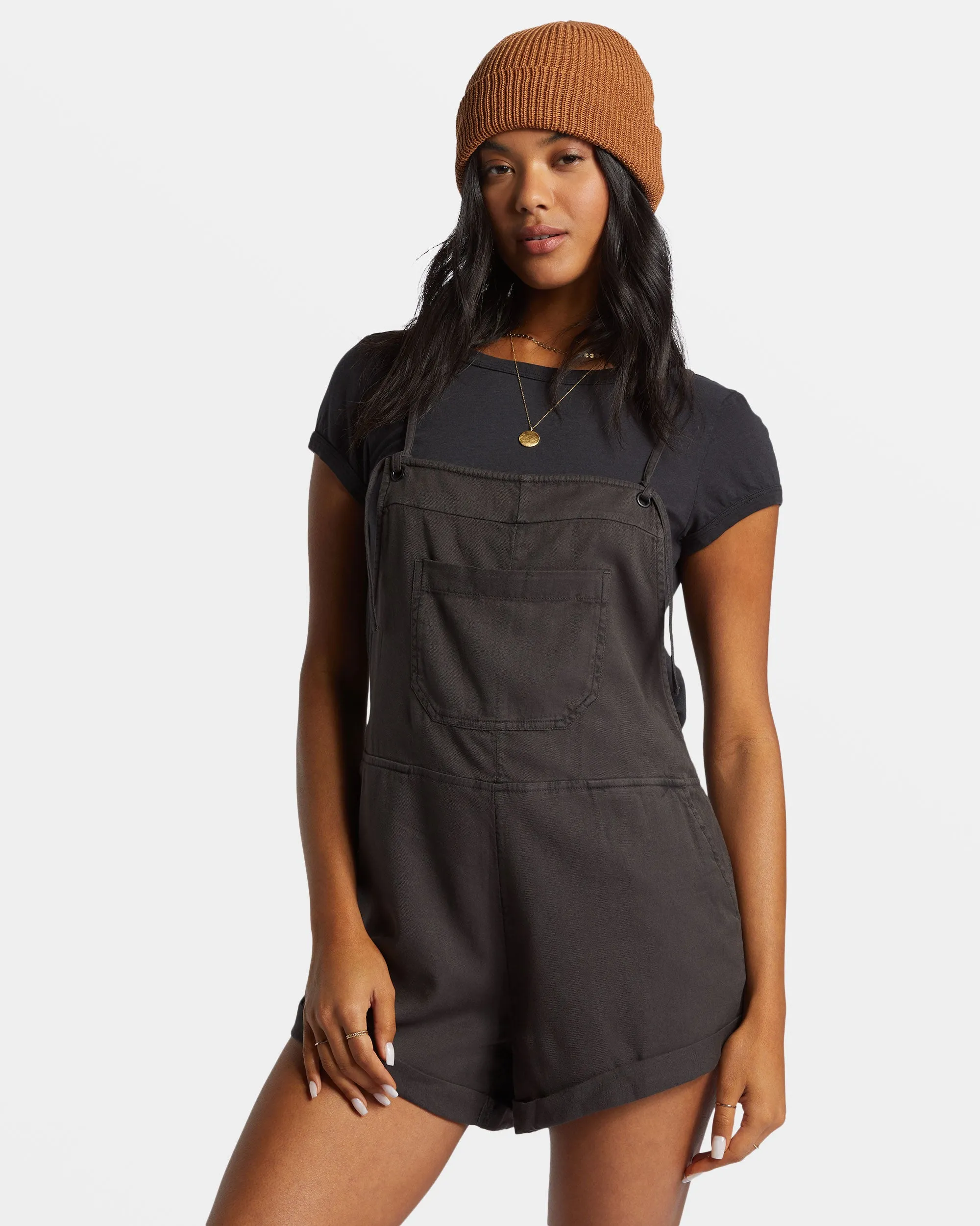 Wild Pursuit Romper - Off Black