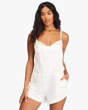 Wild Pursuit Romper - Salt Crystal